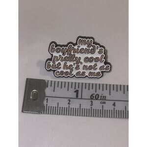 My Boyfriend’s Pretty Cool Thought Bubble Pin Brooch